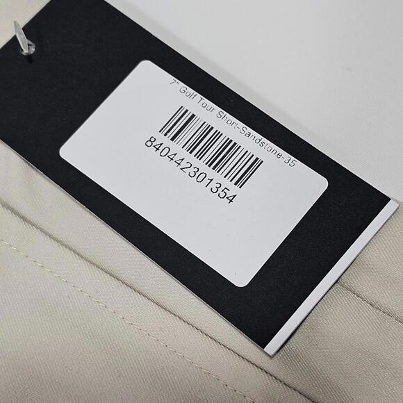 Rhone 7" Golf Tour Shorts Mens Size 35 Sandstone (Msrp $108.00) - Picture 3 of 7